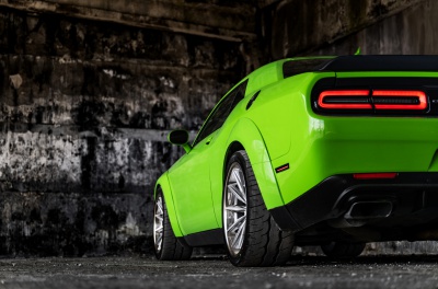Dodge Challenger Concaver CVR8 Brushed Titanium