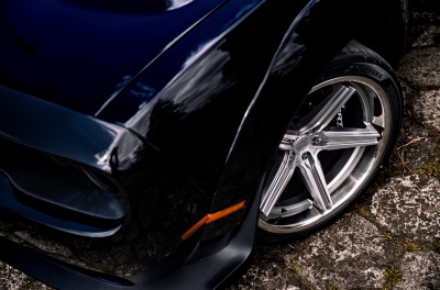 Dodge Challenger Concaver CVR9 Brushed Titanium
