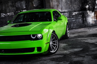 Dodge Challenger Concaver CVR8 Brushed Titanium