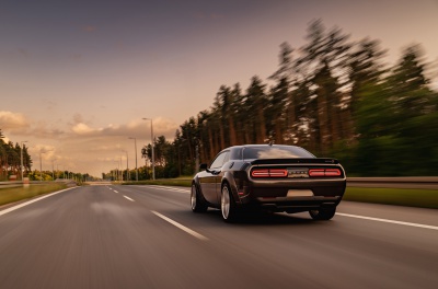 Dodge Challenger Concaver CVR9 Brushed Titanium