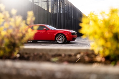 Dodge Challenger Concaver CVR8 Brushed Titanium
