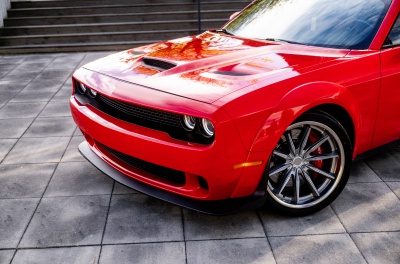 Dodge Challenger Concaver CVR8 Brushed Titanium