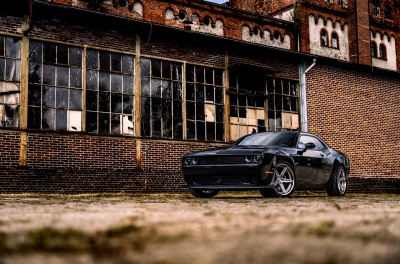 Dodge Challenger Concaver CVR9 Brushed Titanium