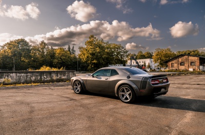 Dodge Challenger Concaver CVR9 Brushed Titanium