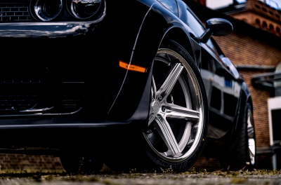 Dodge Challenger Concaver CVR9 Brushed Titanium