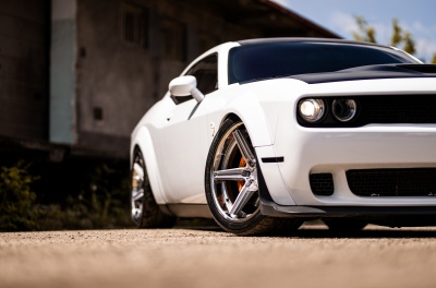 Dodge Challenger Concaver CVR9 Brushed Titanium