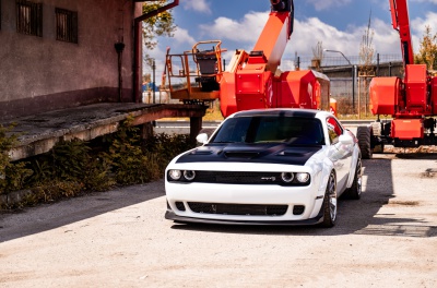 Dodge Challenger Concaver CVR8 Brushed Titanium