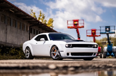 Dodge Challenger Concaver CVR9 Brushed Titanium