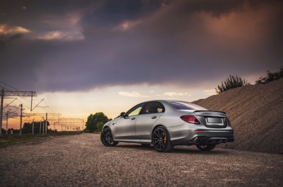 Mercedes-Benz E Class / E63 Concaver CVR4 Double Tinted Black