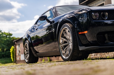 Dodge Challenger Concaver CVR8 Brushed Titanium