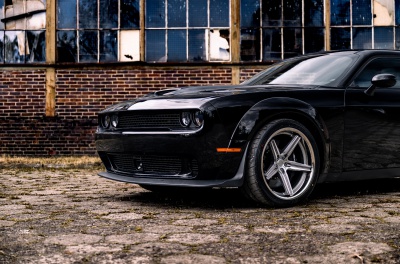 Dodge Challenger Concaver CVR9 Brushed Titanium