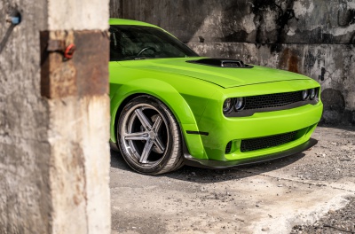 Dodge Challenger Concaver CVR9 Brushed Titanium