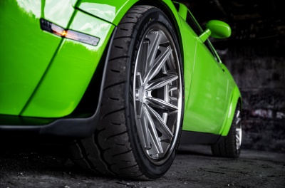 Dodge Challenger Concaver CVR8 Brushed Titanium