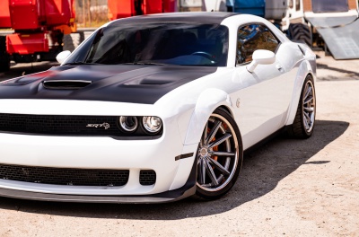 Dodge Challenger Concaver CVR8 Brushed Titanium