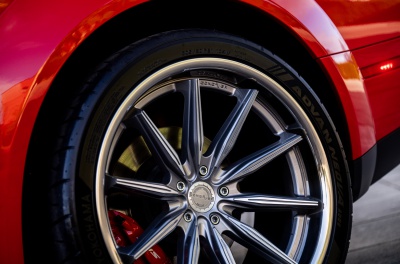 Dodge Challenger Concaver CVR8 Brushed Titanium