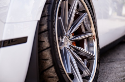Dodge Challenger Concaver CVR8 Brushed Titanium