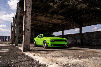 Dodge Challenger Concaver CVR9 Brushed Titanium