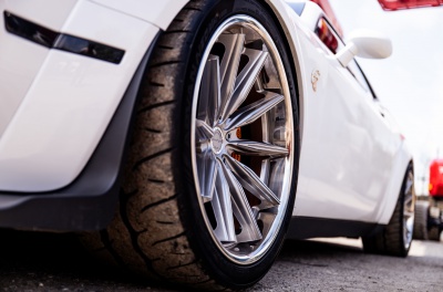 Dodge Challenger Concaver CVR8 Brushed Titanium
