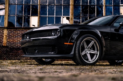 Dodge Challenger Concaver CVR9 Brushed Titanium