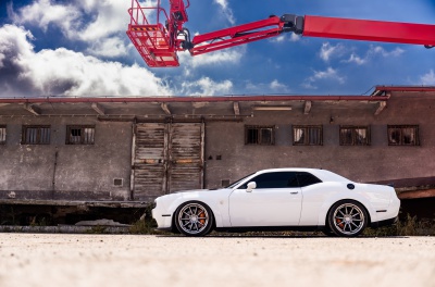Dodge Challenger Concaver CVR8 Brushed Titanium