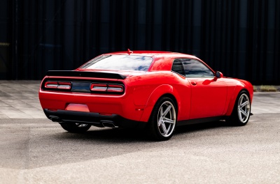 Dodge Challenger Concaver CVR8 Brushed Titanium