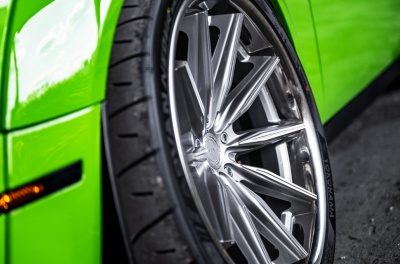 Dodge Challenger Concaver CVR8 Brushed Titanium