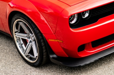 Dodge Challenger Concaver CVR8 Brushed Titanium
