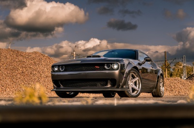 Dodge Challenger Concaver CVR9 Brushed Titanium