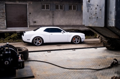 Dodge Challenger Concaver CVR9 Brushed Titanium