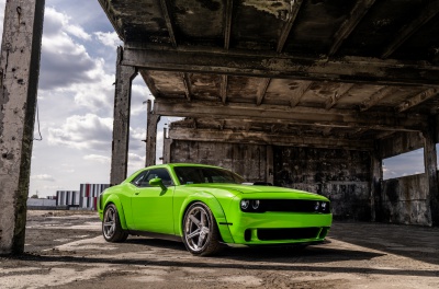 Dodge Challenger Concaver CVR9 Brushed Titanium