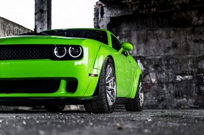 Dodge Challenger Concaver CVR8 Brushed Titanium