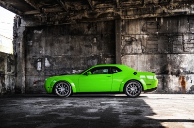 Dodge Challenger Concaver CVR8 Brushed Titanium