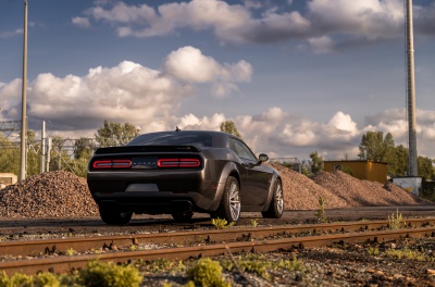 Dodge Challenger Concaver CVR8 Brushed Titanium