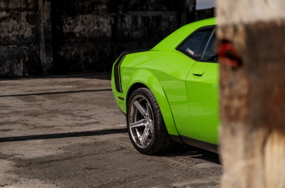 Dodge Challenger Concaver CVR9 Brushed Titanium