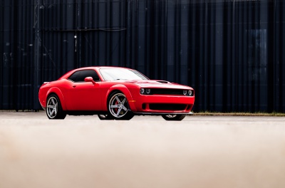 Dodge Challenger Concaver CVR8 Brushed Titanium