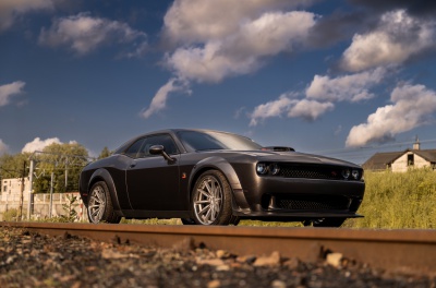 Dodge Challenger Concaver CVR8 Brushed Titanium