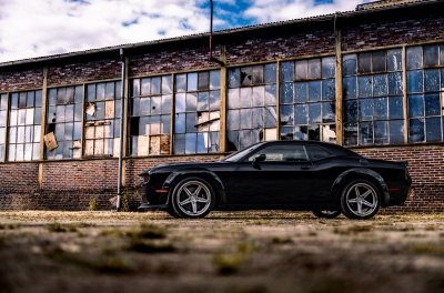 Dodge Challenger Concaver CVR9 Brushed Titanium