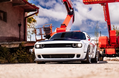 Dodge Challenger Concaver CVR8 Brushed Titanium