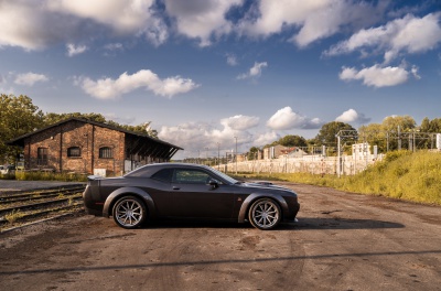 Dodge Challenger Concaver CVR8 Brushed Titanium
