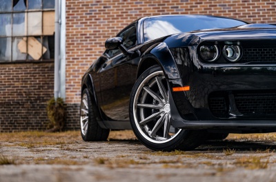 Dodge Challenger Concaver CVR8 Brushed Titanium