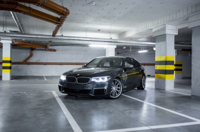 BMW 5 Series / M5 Concaver CVR1 Brushed Titanium