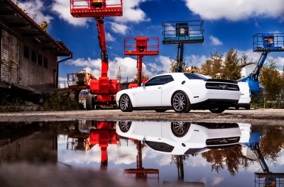Dodge Challenger Concaver CVR8 Brushed Titanium