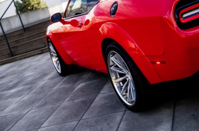 Dodge Challenger Concaver CVR8 Brushed Titanium
