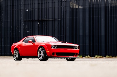 Dodge Challenger Concaver CVR8 Brushed Titanium