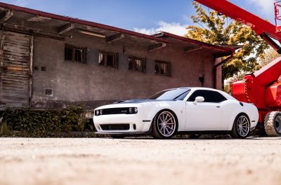 Dodge Challenger Concaver CVR8 Brushed Titanium