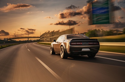 Dodge Challenger Concaver CVR9 Brushed Titanium