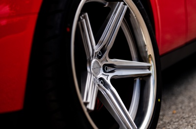Dodge Challenger Concaver CVR8 Brushed Titanium