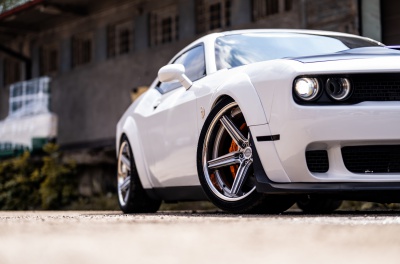 Dodge Challenger Concaver CVR9 Brushed Titanium