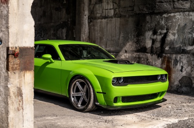 Dodge Challenger Concaver CVR9 Brushed Titanium