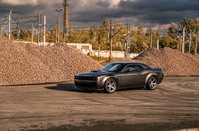 Dodge Challenger Concaver CVR9 Brushed Titanium